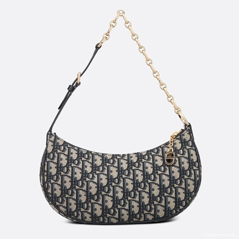 Cheap CD Blue Oblique Lounge Motif Dior Bag Canvas 0814 Luxury